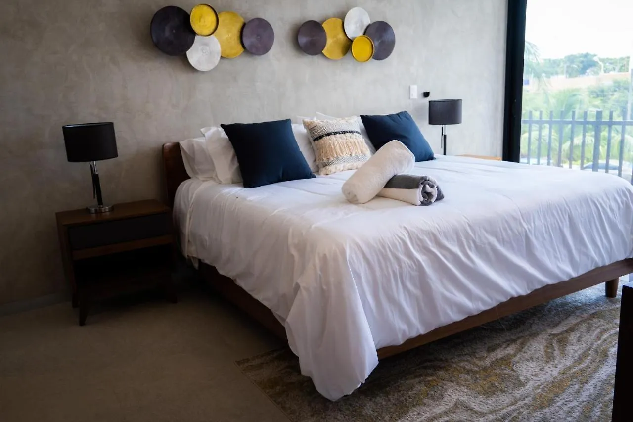 Fancy 3 Bedroom Apartments In Downtown Playa Rooftop Pool Gym Playa del Carmen 0*,  Meksyk