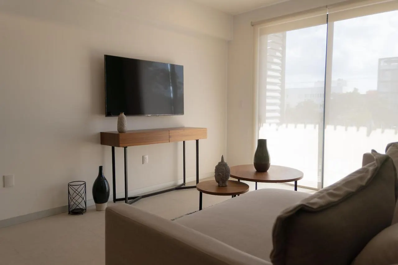 Fancy 3 Bedroom Apartments In Downtown Playa Rooftop Pool Gym Playa del Carmen 0*,  Meksyk