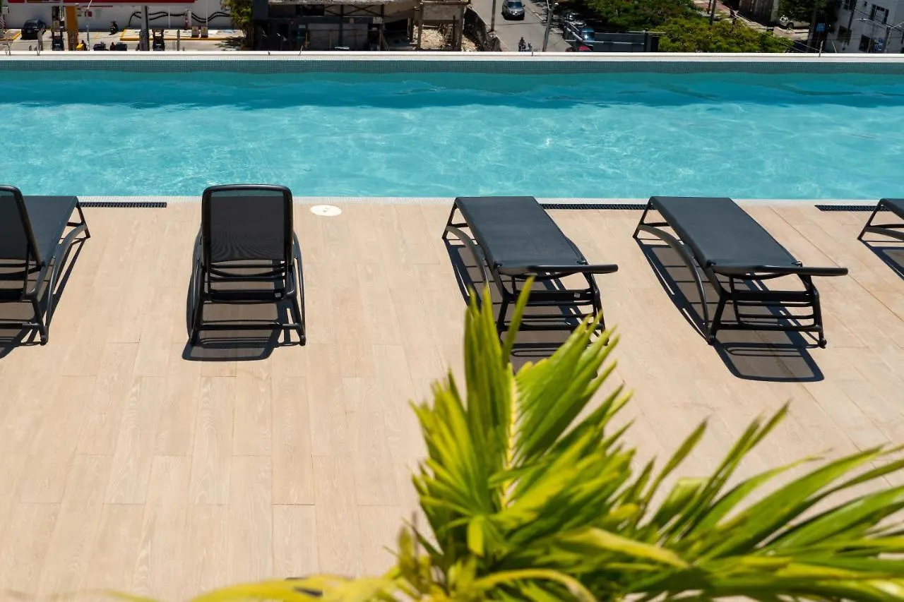 Fancy 3 Bedroom Apartments In Downtown Playa Rooftop Pool Gym Playa del Carmen 0*,