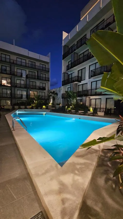 Fancy 3 Bedroom Apartments In Downtown Playa Rooftop Pool Gym Playa del Carmen Mexico