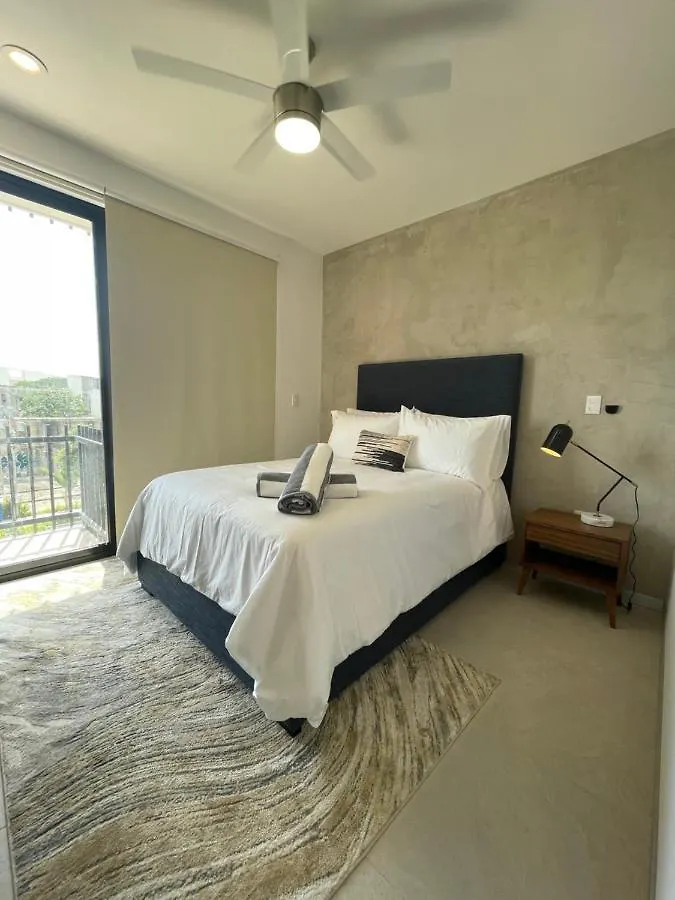 Fancy 3 Bedroom Apartments In Downtown Playa Rooftop Pool Gym Playa del Carmen