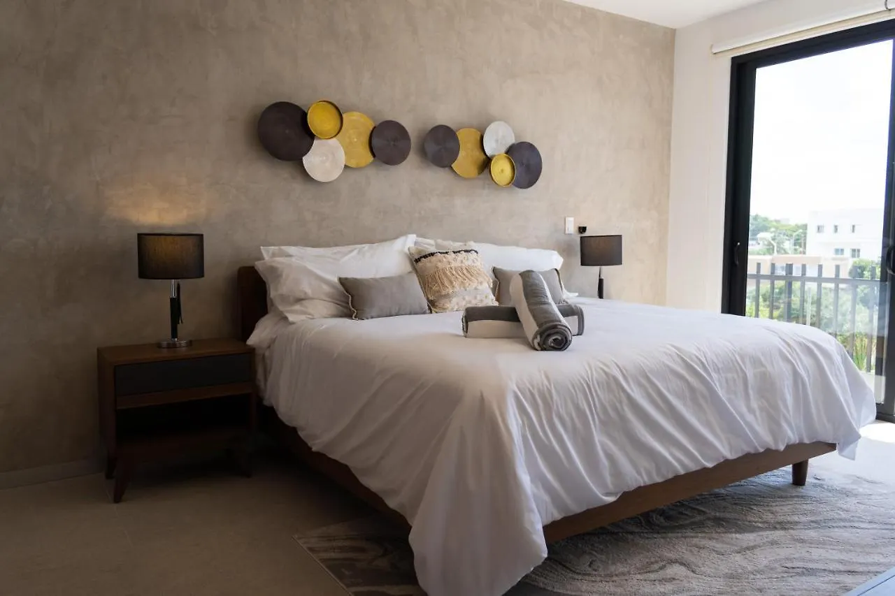 Fancy 3 Bedroom Apartments In Downtown Playa Rooftop Pool Gym Playa del Carmen
