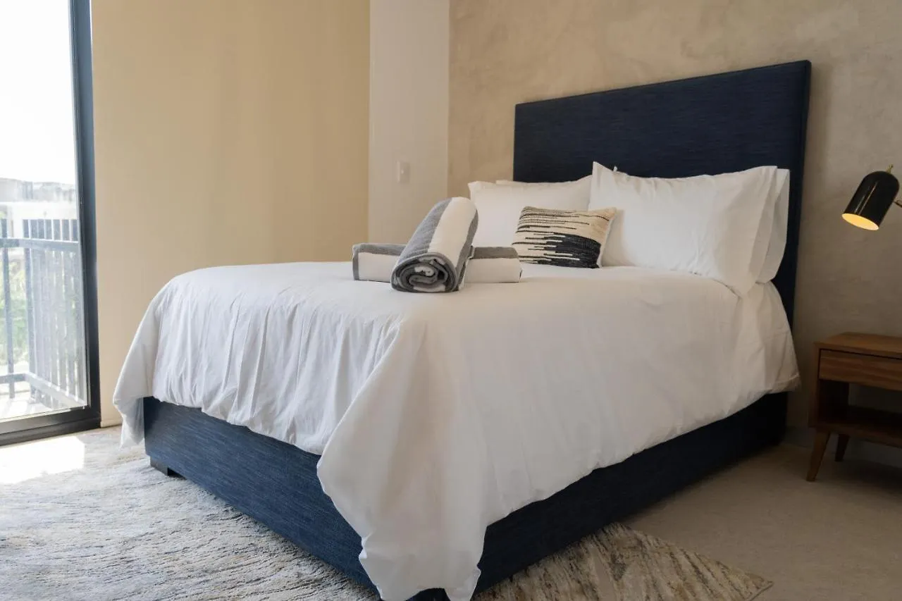 Fancy 3 Bedroom Apartments In Downtown Playa Rooftop Pool Gym Playa del Carmen