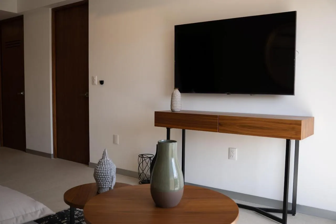 Fancy 3 Bedroom Apartments In Downtown Playa Rooftop Pool Gym Playa del Carmen