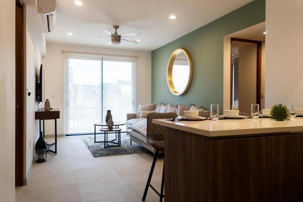 Fancy 3 Bedroom Apartments In Downtown Playa Rooftop Pool Gym Playa del Carmen Mexico