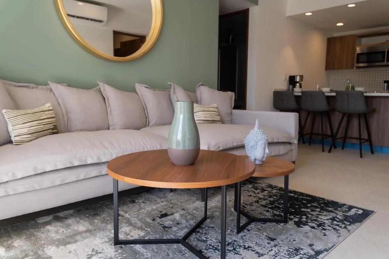 Fancy 3 Bedroom Apartments In Downtown Playa Rooftop Pool Gym Playa del Carmen Mexico