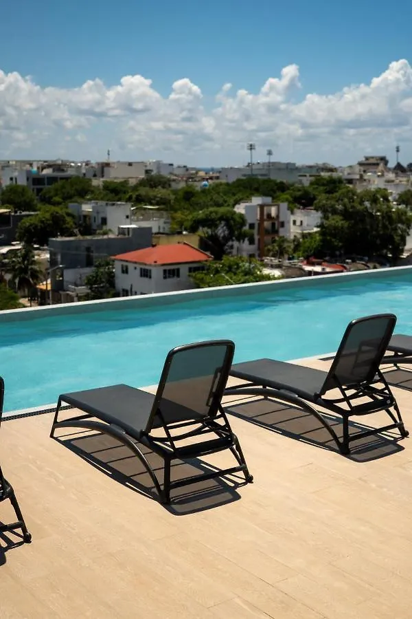 Fancy 3 Bedroom Apartments In Downtown Playa Rooftop Pool Gym Playa del Carmen