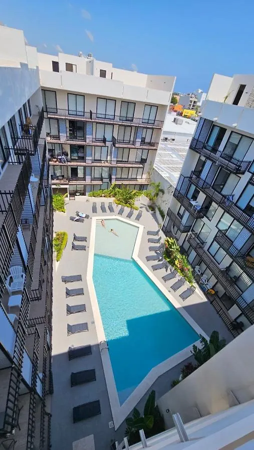 Fancy 3 Bedroom Apartments In Downtown Playa Rooftop Pool Gym Playa del Carmen 0*,  Mexico