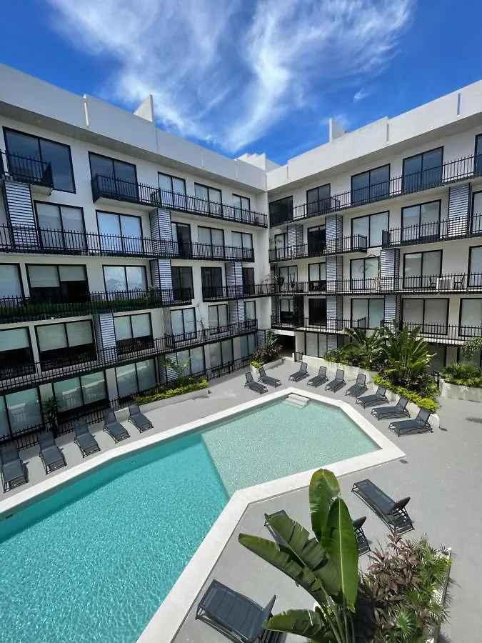 Fancy 3 Bedroom Apartments In Downtown Playa Rooftop Pool Gym Playa del Carmen