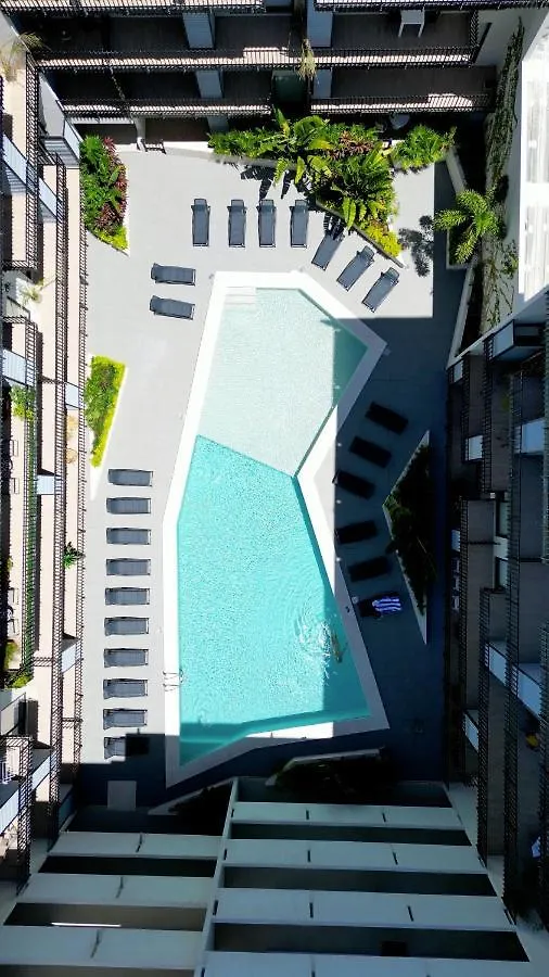 Fancy 3 Bedroom Apartments In Downtown Playa Rooftop Pool Gym Playa del Carmen