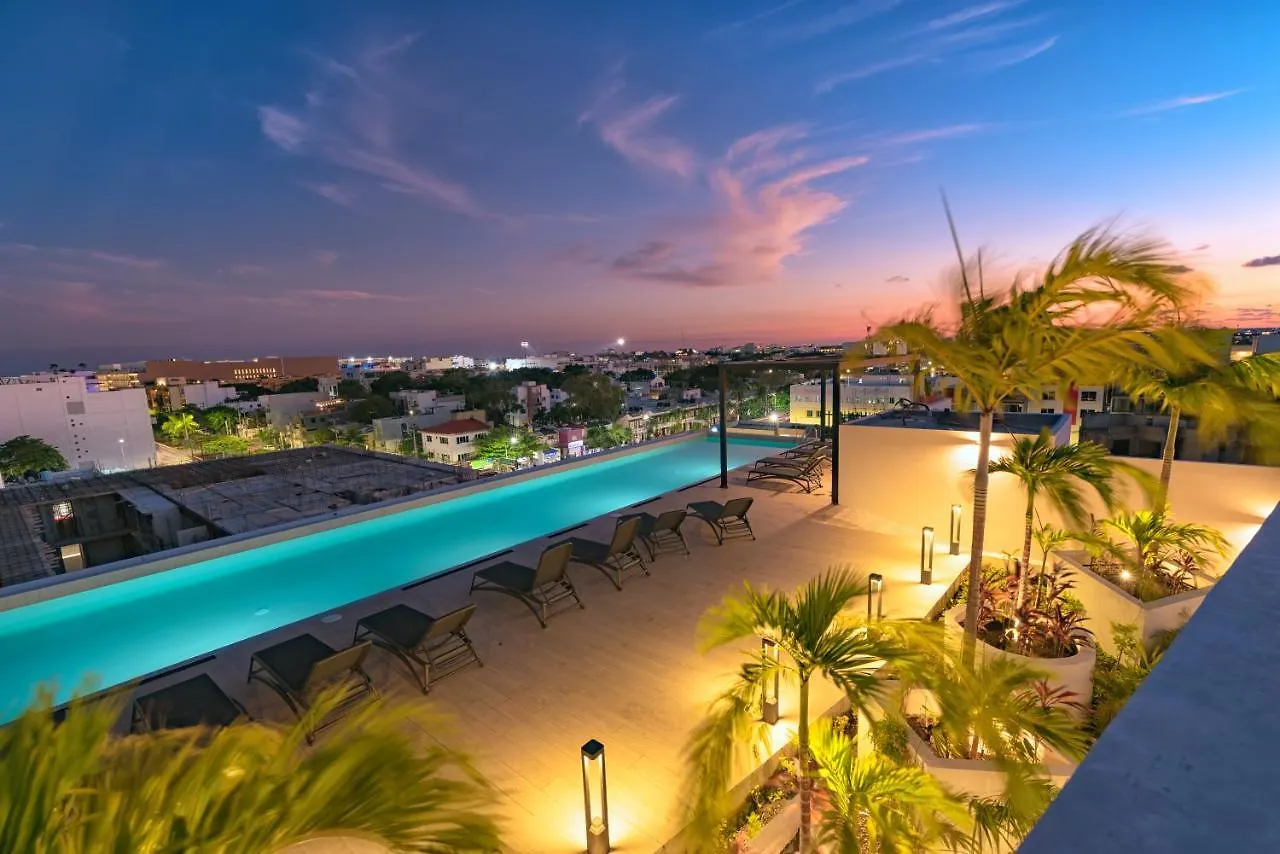 Fancy 3 Bedroom Apartments In Downtown Playa Rooftop Pool Gym Playa del Carmen Mexico